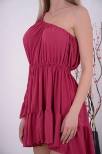 Rochie domnisoare de onoare Amber Magenta - Img 5