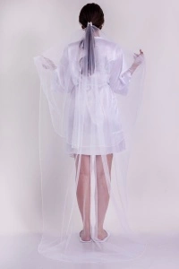Voal Mireasa Lung - Model 1