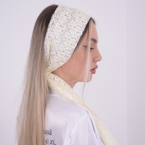 Esarfa dezgatit Mireasa - Model 13 - Img 2