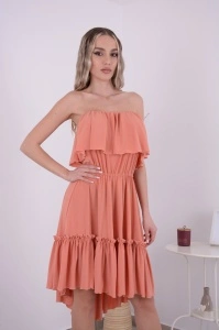 Rochie domnisoare de onoare Bella - Piersica