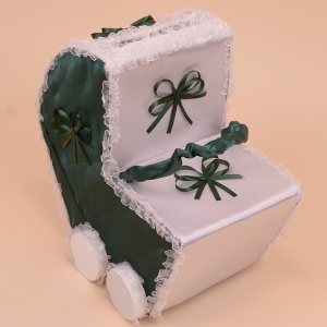 Cutie Dar Botez - Carucior Verde