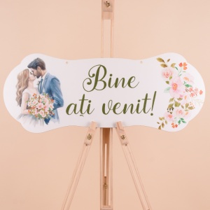 Placuta Mare "Bine ati venit" - Verde / Miri