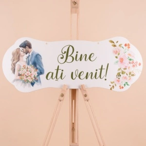 Placuta Mare "Bine ati venit" - Verde / Miri