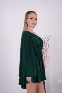 Rochie domnisoare de onoare Amber Verde Brad - Img 2