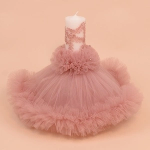 Lumanare Botez "Rochita Tulle"
