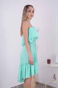 Rochie domnisoare de onoare Bella - Menta - Img 2