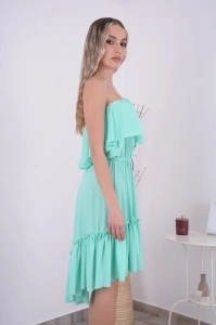 Rochie domnisoare de onoare Bella - Menta - Img 2