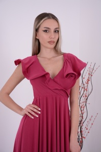 Rochie domnisoare de onoare Glory Magenta - Img 2