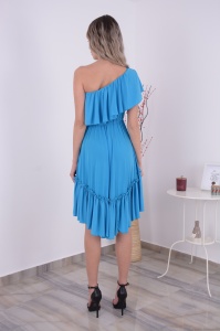 Rochie domnisoare de onoare Bella - Blue - Img 5