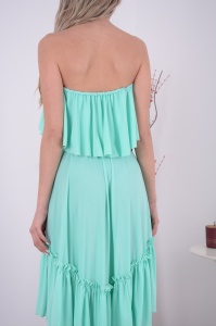 Rochie domnisoare de onoare Bella - Menta - Img 3
