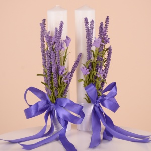 Set Lumanari Nunta "Lavanda"