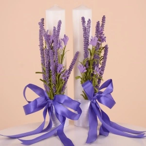Set Lumanari Nunta "Lavanda"