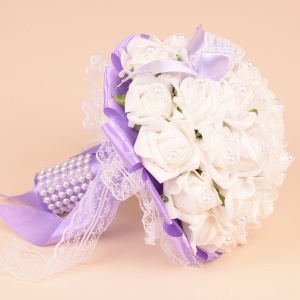 Buchet Trandafiri Mari - Lila - Img 1