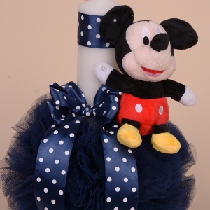 Lumanare Botez Bleumarin "Mickey Mouse" - Img 2