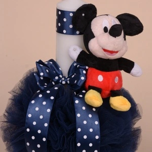 Lumanare Botez Bleumarin "Mickey Mouse" - Img 2
