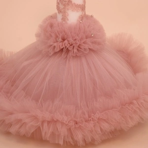 Lumanare Botez "Rochita Tulle" - Img 3