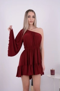 Rochie domnisoare de onoare Amber Bordo