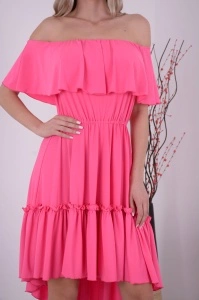 Rochie domnisoare de onoare Bella - Fuxia - Img 2