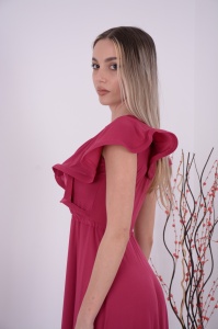 Rochie domnisoare de onoare Glory Magenta - Img 4