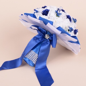 Buchet Trandafiri - Albastru - Img 1