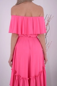 Rochie domnisoare de onoare Bella - Fuxia - Img 4