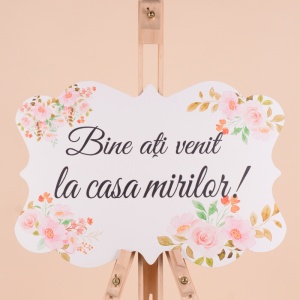 Placuta "Bine ati venit la casa Mirilor"