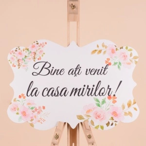 Placuta "Bine ati venit la casa Mirilor"