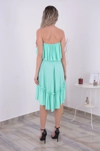 Rochie domnisoare de onoare Bella - Menta - Img 6
