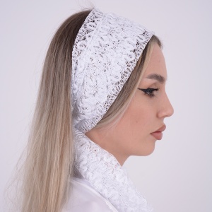 Esarfa dezgatit Mireasa - Model 12 - Img 3