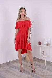 Rochie domnisoare de onoare Bella - Rosu