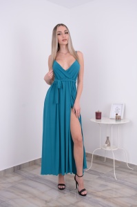 Rochie domnisoare de onoare Julia Turcoaz - Img 1