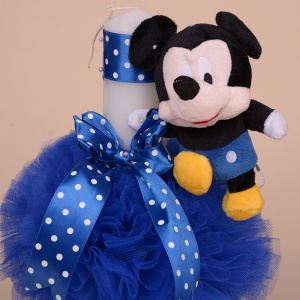 Lumanare Botez Albastra "Mickey Mouse" - Img 2