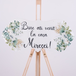 Placuta „Bine ati venit la casa Miresei”