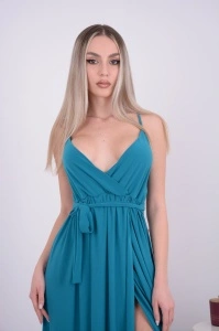 Rochie domnisoare de onoare Julia Turcoaz - Img 2