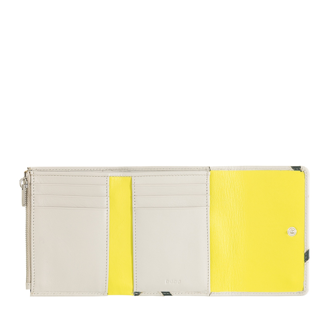 Andiker Portafoglio da donna, spazioso trifold con chiusura lampo