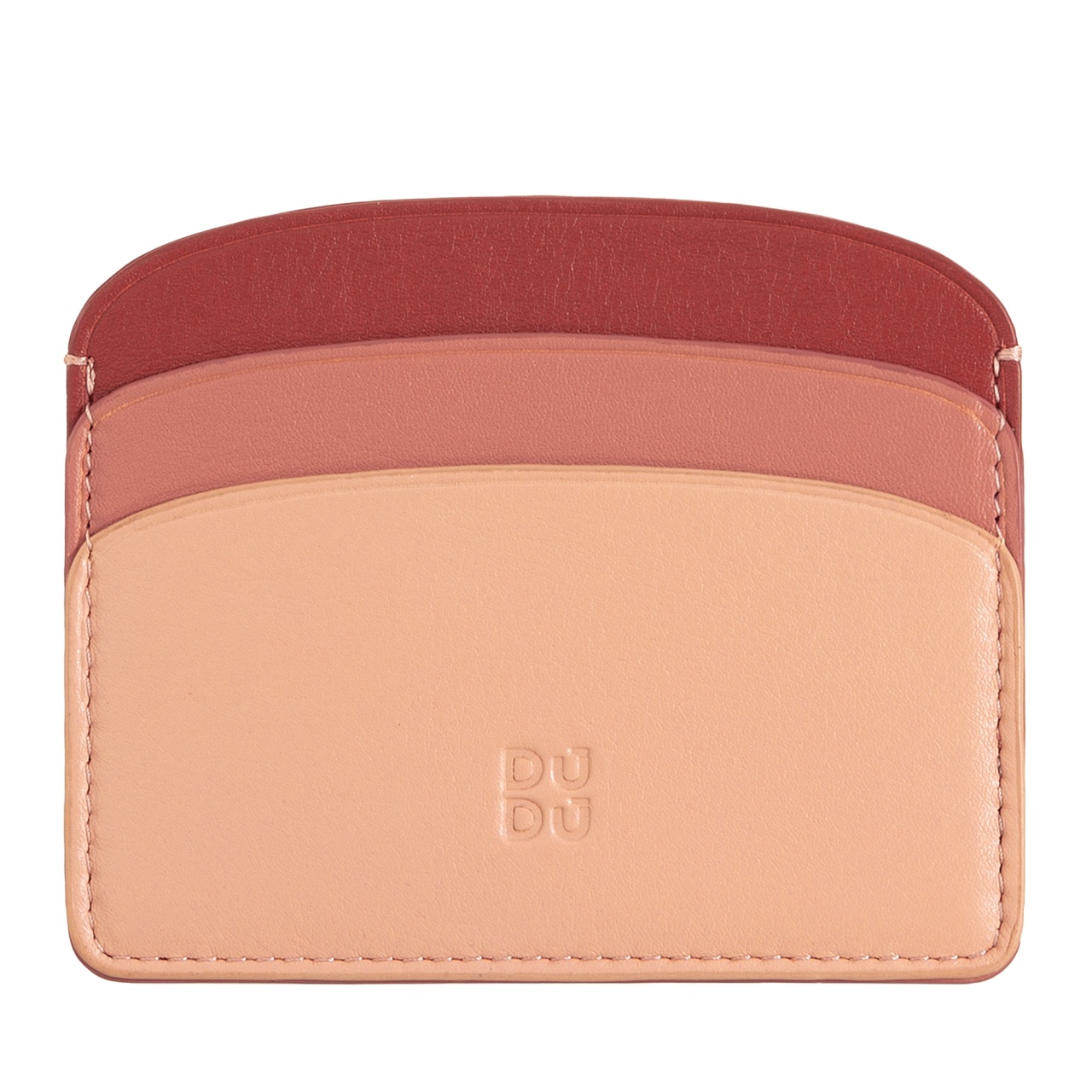 Portacarte In Pelle DUDU - Sottile, Con Cerniera, 4 Tasche E Design Colorato - Foto 4