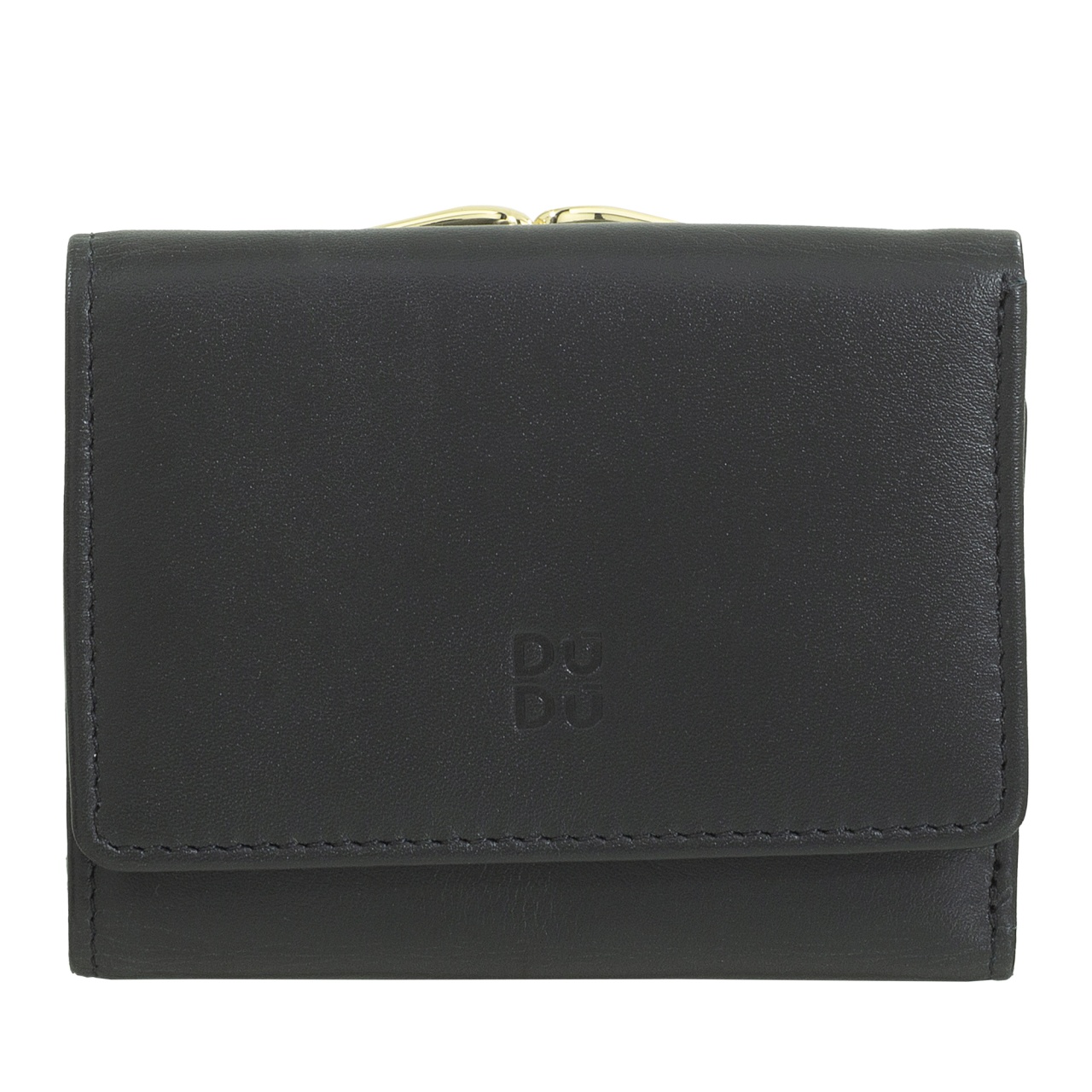 Portafogli in pelle donna con portamonete MARRONE/ORO The Bridge