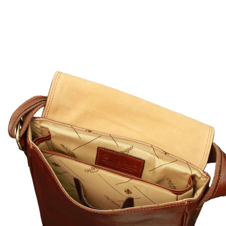 Borsa in pelle per I-Pad. Marrone - Img 3