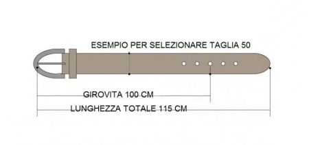 CINTURA DONNA 2,5 CM IN PELLE DI CERVO ORIONE BELTS ARTIGIANALE MADE IN ITALY - Img 8