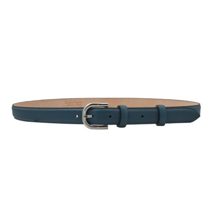 CINTURA DONNA 2,5 CM IN PELLE ORIONE BELTS ARTIGIANALE MADE IN ITALY - Img 2
