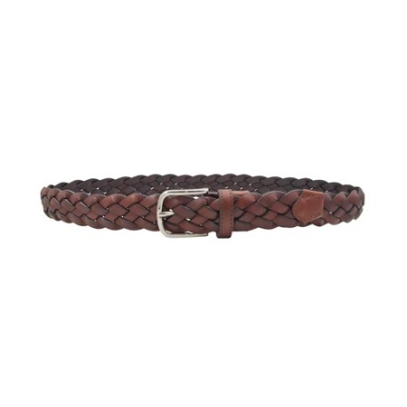 CINTURA UOMO 3,5 CM EXTRA LARGE INTRECCIATA IN CUOIO ORIONE BELTS ARTIGIANALE MADE IN ITALY - Img 2