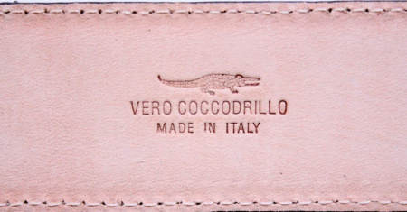 CINTURA UOMO 3,5 CM IN COCCODRILLO ORIONE BELTS ARTIGIANALE MADE IN ITALY - Img 4