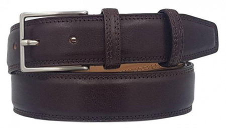 CINTURA UOMO 3,5 CM IN PELLE ORIONE BELTS ARTIGIANALE MADE IN ITALY - Img 3