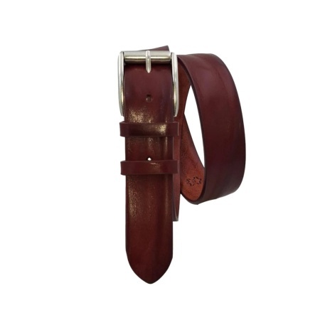 CINTURA UOMO 4 CM IN CUOIO DI TORO ORIONE BELTS ARTIGIANALE MADE IN ITALY - Img 2