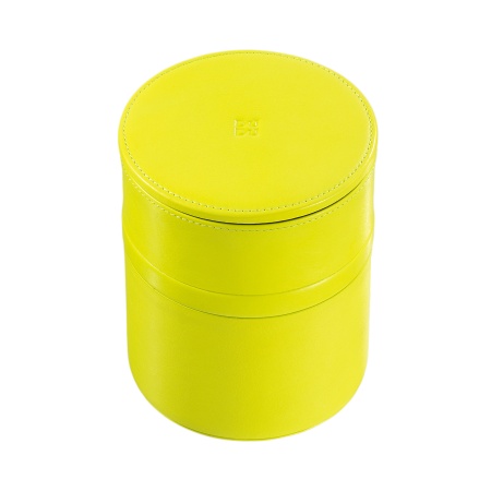DUDU Barattolo con Coperchio di Design da Casa da Scrivania Ufficio 11x14cm, Portaoggetti Multicolore Svuotatasche Versatile - Img 2
