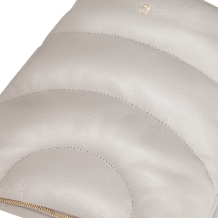 DUDU Borsa Donna a Spalla e Tracolla Trapuntata Imbottita in Pelle Nappa, Borsa Grande con Cerniera e Doppia Tracolla, Design Elegante - Img 4