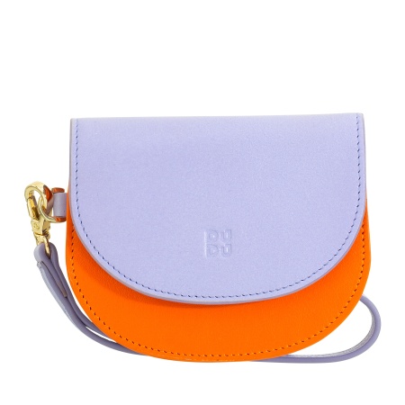 DUDU Portafoglio da Polso Donna in Pelle, Portafoglio Piccolo Colorato Portamonete Banconote Tessere con Laccetto