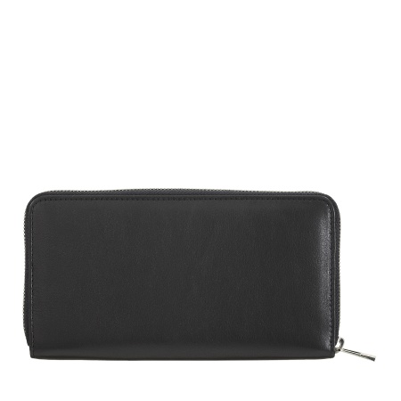 DUDU Portafoglio donna grande RFID di vera pelle colorato zip around - Img 2