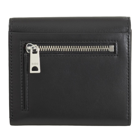 DUDU Portafoglio Donna in Pelle Vera Morbida Piccolo, Tasche Portacarte, Porta Banconote, Cerniera Posteriore per Monete, Portafogli RFID con Chiusura a Bottone Colorato - Img 3