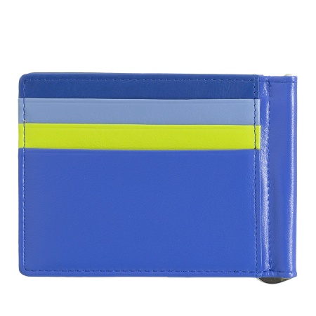 DUDU Portafoglio Uomo con Fermasoldi in Pelle Porta Carte di Credito Clip Banconote Sottile Porta Tessere - Img 2